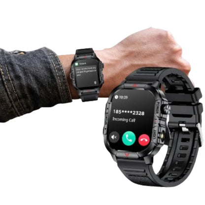 LIGE Men's Smartwatch – 2.01" Large Screen with Flashlight, Weather Alerts Habicare