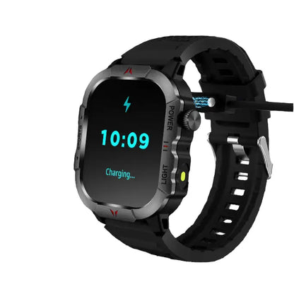 LIGE Men's Smartwatch – 2.01" Large Screen with Flashlight, Weather Alerts Habicare