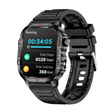 LIGE Men's Smartwatch – 2.01" Large Screen with Flashlight, Weather Alerts Habicare