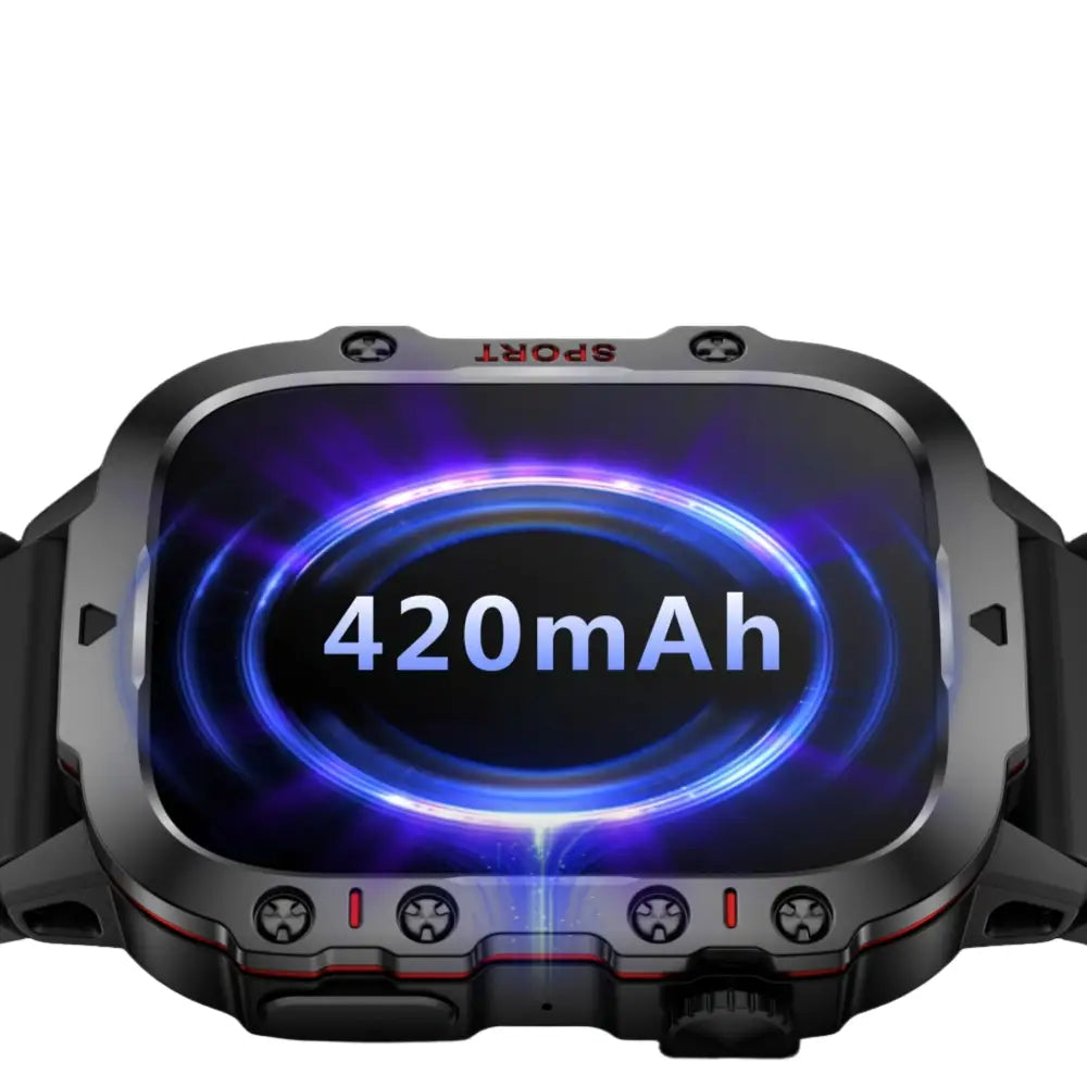 LIGE Men's Smartwatch – Voice Assistant, Breathing Exercises, Raise-to-Wake Screen (4 colours available) Habicare