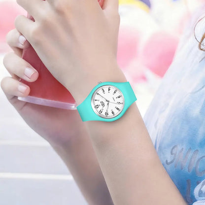 LIGE Minimalist Silicone Quartz Watch – Unisex Design (Available in Multiple Colour Combinations) Habicare