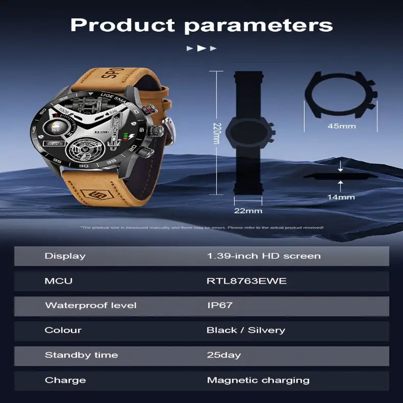 LIGE Multifunctional Sports Smart Watch (8 different styles available) Habicare