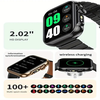 LIGE Outdoor Smart Watch – Large HD Screen, AI Voice Assistant Habicare