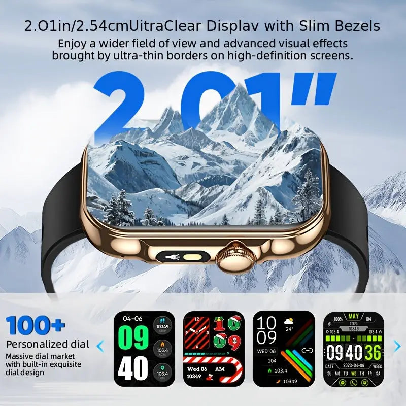 LIGE Outdoor Smart Watch – Large HD Screen, AI Voice Assistant Habicare