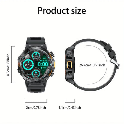 LIGE Outdoor Smartwatch – HD Screen, LED Flashlight, 290mAh Battery (6 types available) Habicare