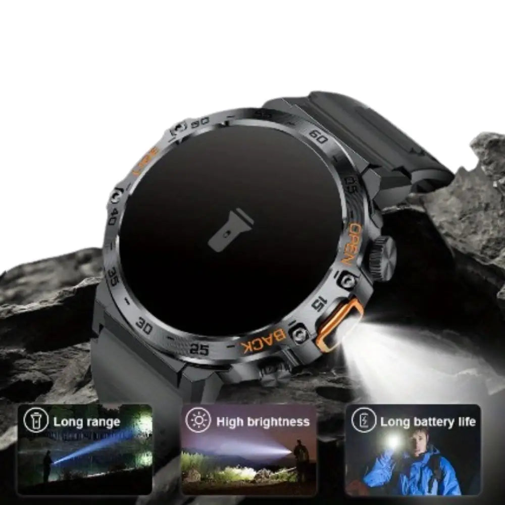 LIGE Outdoor Smartwatch – HD Screen, LED Flashlight, 290mAh Battery (6 types available) Habicare