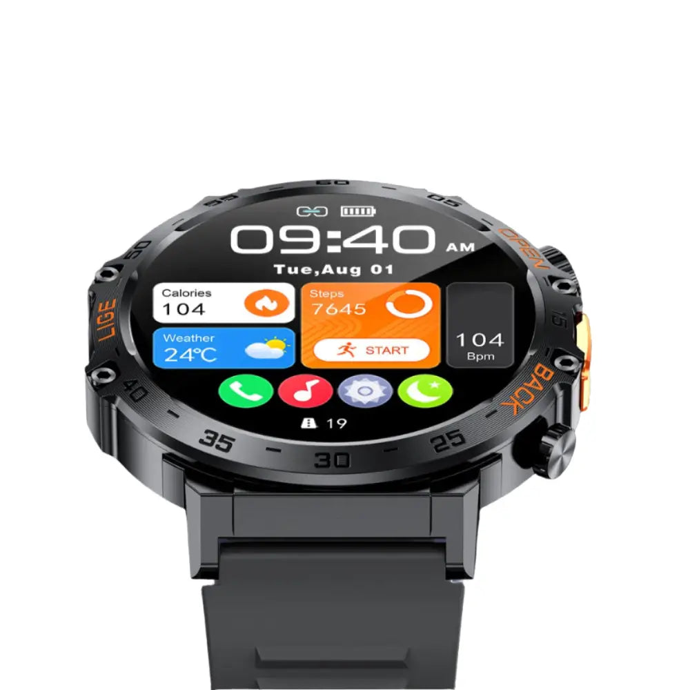 LIGE Outdoor Smartwatch – HD Screen, LED Flashlight, 290mAh Battery (6 types available) Habicare