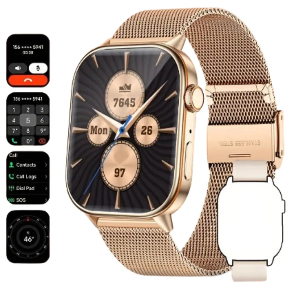 LIGE Outdoor Smartwatch – Large Screen with Compass & Music (10 different styles available) Habicare