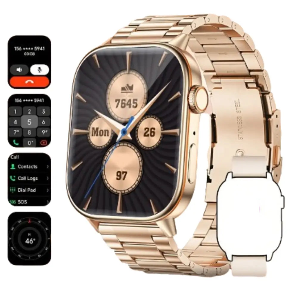 LIGE Outdoor Smartwatch – Large Screen with Compass & Music (10 different styles available) Habicare