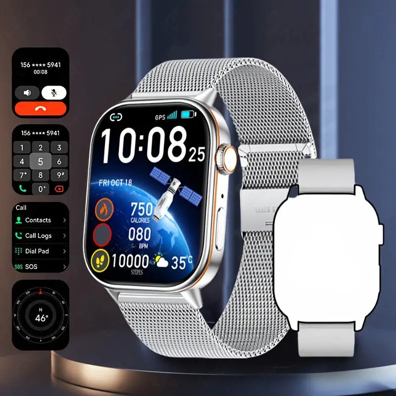 LIGE Outdoor Smartwatch – Large Screen with Compass & Music (10 different styles available) Habicare