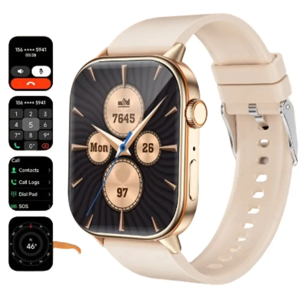 LIGE Outdoor Smartwatch – Large Screen with Compass & Music (10 different styles available) Habicare