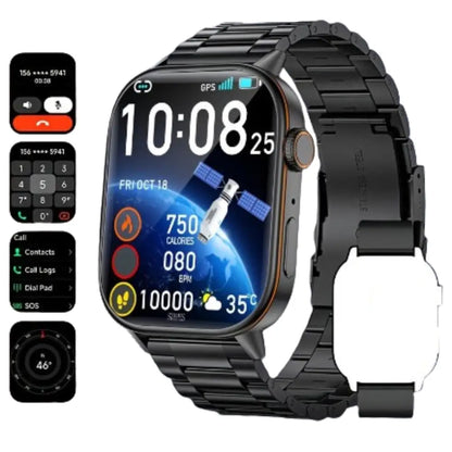 LIGE Outdoor Smartwatch – Large Screen with Compass & Music (10 different styles available) Habicare