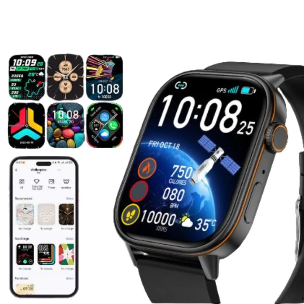 LIGE Outdoor Smartwatch – Large Screen with Compass & Music (10 different styles available) Habicare