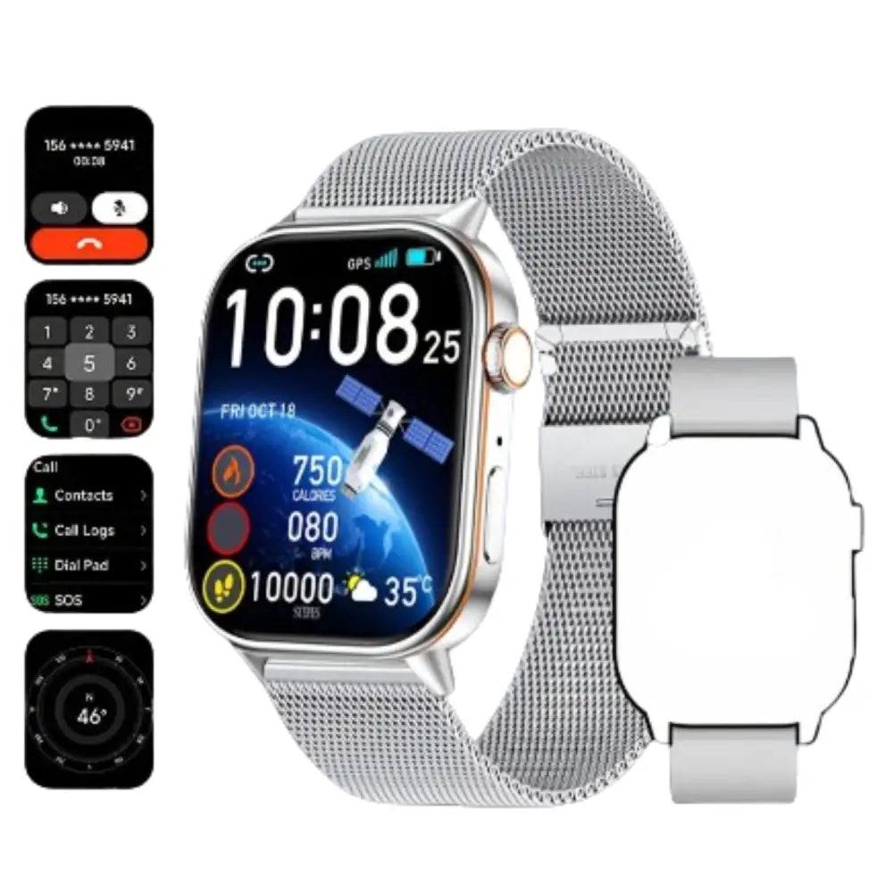 LIGE Outdoor Smartwatch – Large Screen with Compass & Music (10 different styles available) Habicare