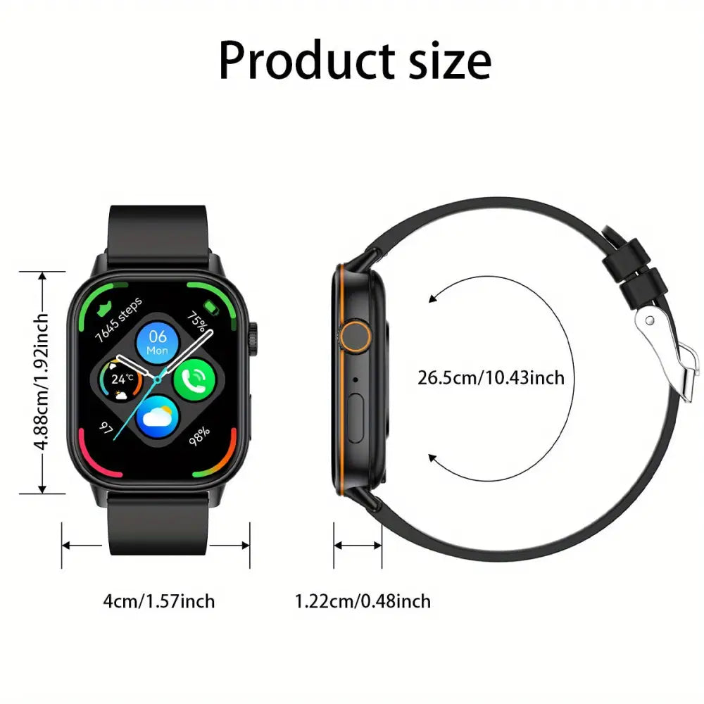 LIGE Outdoor Smartwatch – Large Screen with Compass & Music (10 different styles available) Habicare