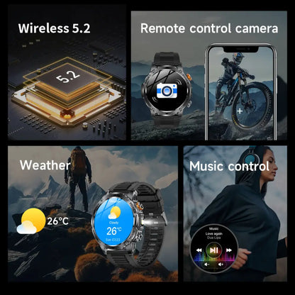 LIGE Smart Sports Watch – 1.7" HD Screen, 15-Day Battery, Wireless Calls (6 designs available) Habicare