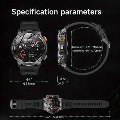 LIGE Smart Sports Watch – 1.7" HD Screen, 15-Day Battery, Wireless Calls (6 designs available) Habicare