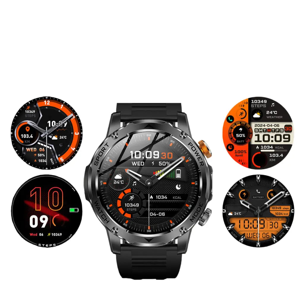 LIGE Smart Sports Watch – 1.7" HD Screen, 15-Day Battery, Wireless Calls (6 designs available) Habicare