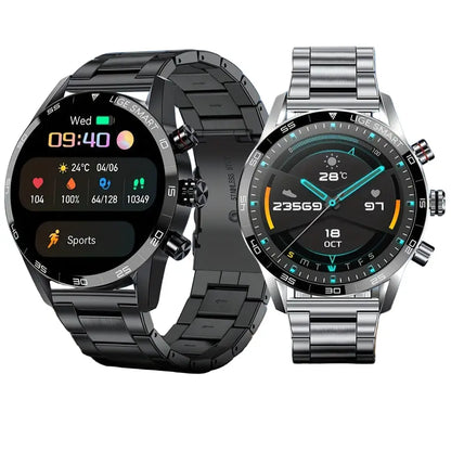 LIGE Smart Watch – 1.32" Full Touch Screen with Call Reminder, Fitness & Life Tracking (available in Black & Silver) Habicare