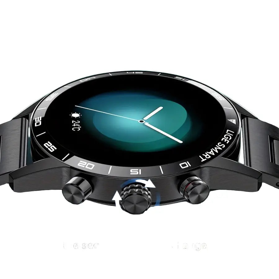 LIGE Smart Watch – 1.32" Full Touch Screen with Call Reminder, Fitness & Life Tracking (available in Black & Silver) Habicare