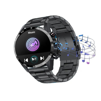 LIGE Smart Watch – 1.32" Full Touch Screen with Call Reminder, Fitness & Life Tracking (available in Black & Silver) Habicare
