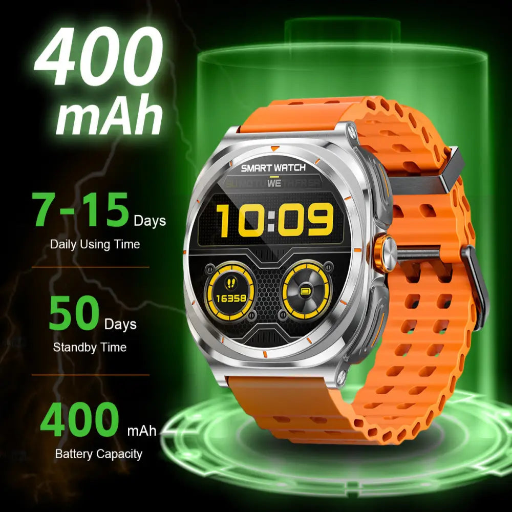 LIGE Smart Watch for Men & Women – 400mAh Battery, 100+ Sports Modes (3 colours available) Habicare