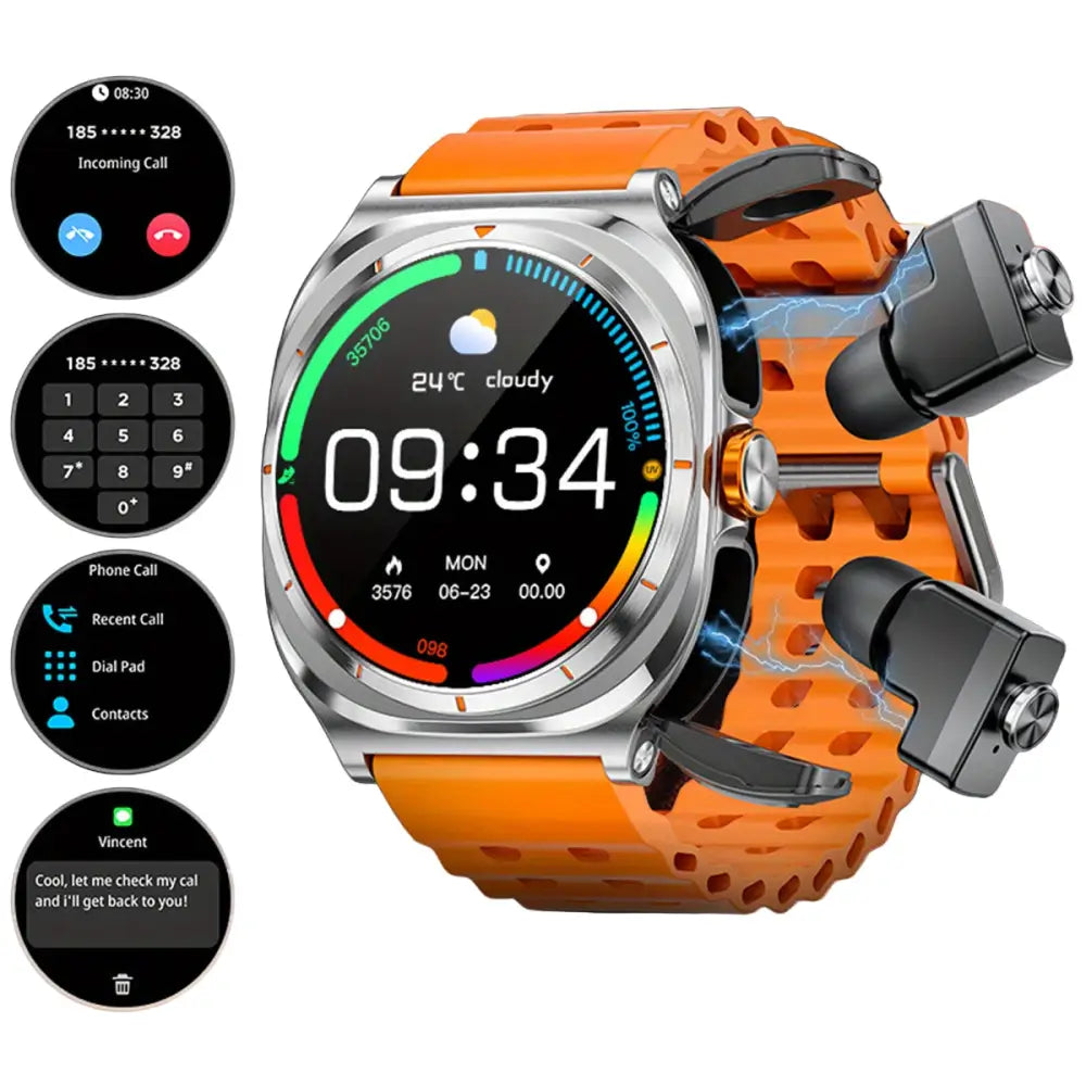 LIGE Smart Watch for Men & Women – 400mAh Battery, 100+ Sports Modes (3 colours available) Habicare