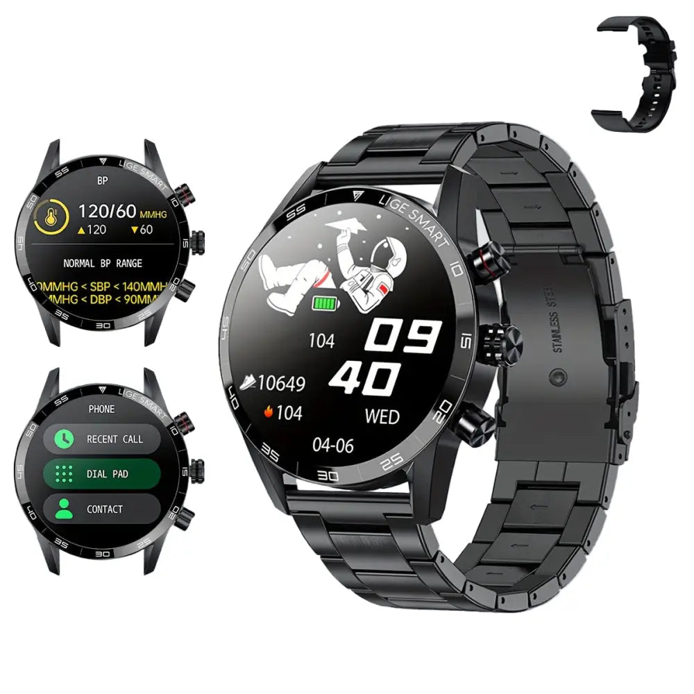 LIGE Smart Watch – Full Touch Screen with Wireless Calls (4 different types available) Habicare