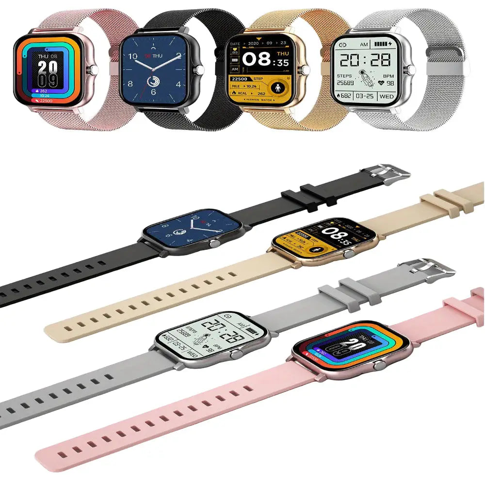 LIGE Smart Watch – Make/Answer Calls, Custom Wallpaper, Music Control (4 colours available) Habicare