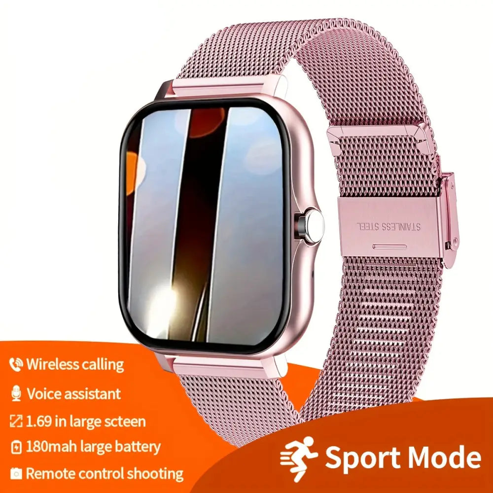 LIGE Smart Watch – Make/Answer Calls, Custom Wallpaper, Music Control (4 colours available) Habicare