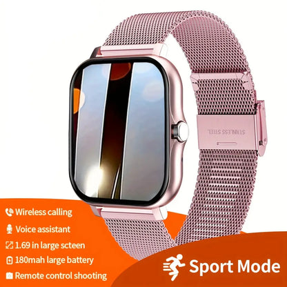 LIGE Smart Watch – Make/Answer Calls, Custom Wallpaper, Music Control (4 colours available) Habicare