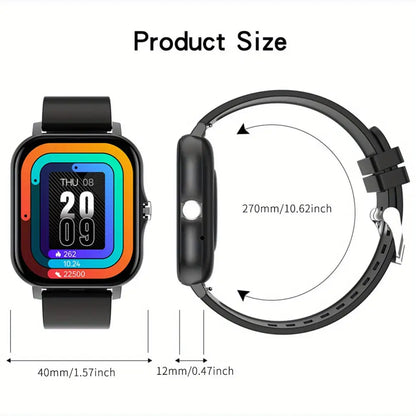LIGE Smart Watch – Make/Answer Calls, Custom Wallpaper, Music Control (4 colours available) Habicare