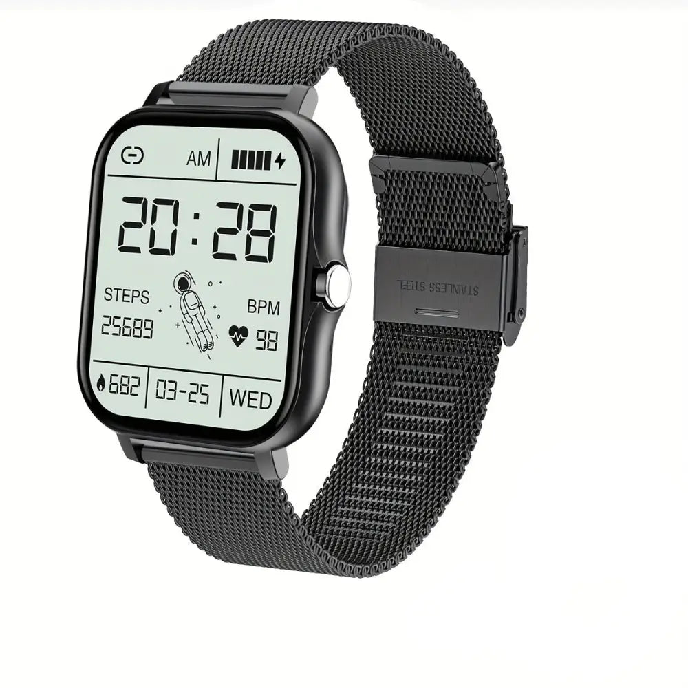 LIGE Smart Watch – Make/Answer Calls, Custom Wallpaper, Music Control (4 colours available) Habicare