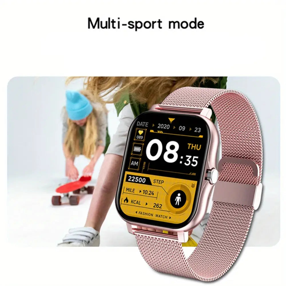 LIGE Smart Watch – Make/Answer Calls, Custom Wallpaper, Music Control (4 colours available) Habicare