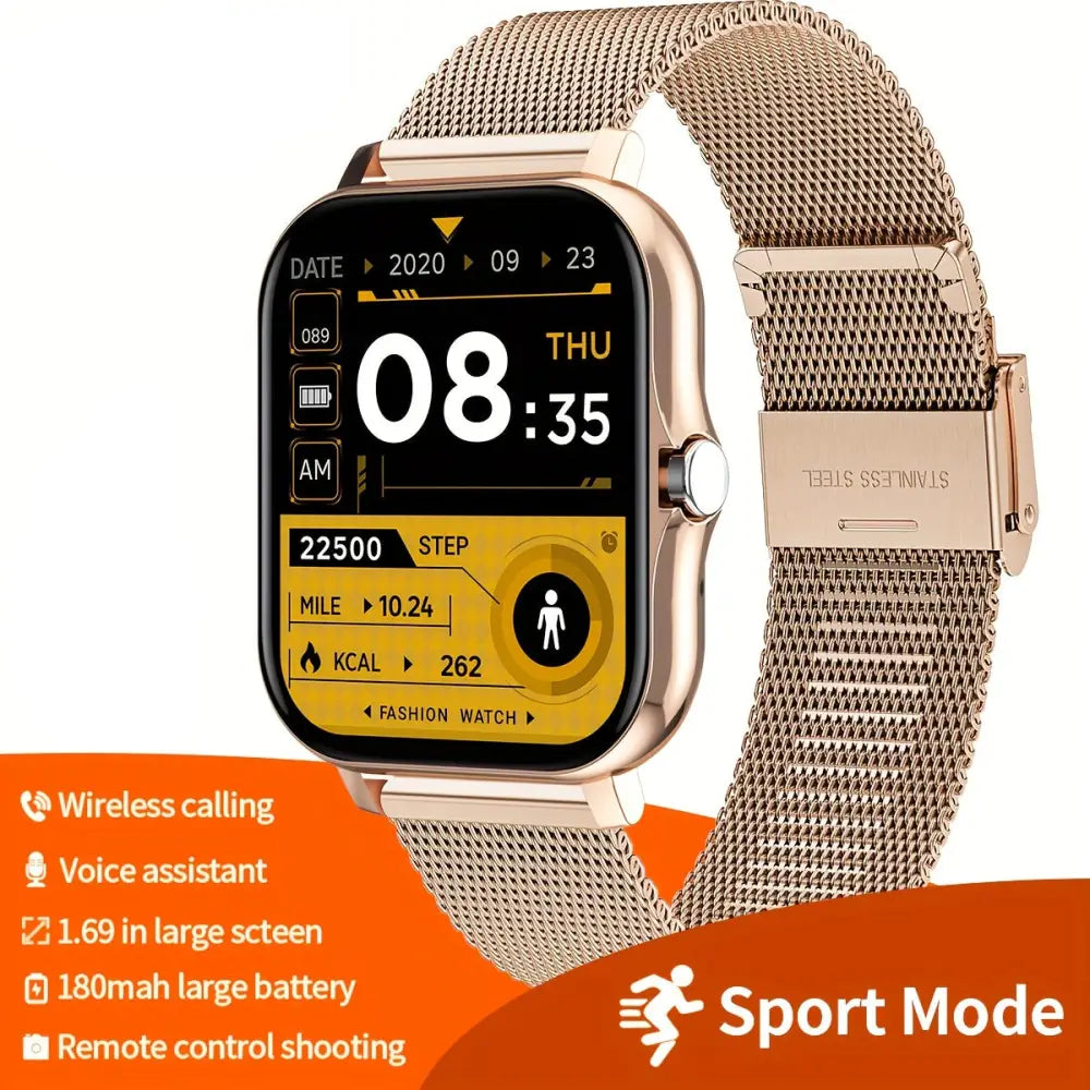 LIGE Smart Watch – Make/Answer Calls, Custom Wallpaper, Music Control (4 colours available) Habicare