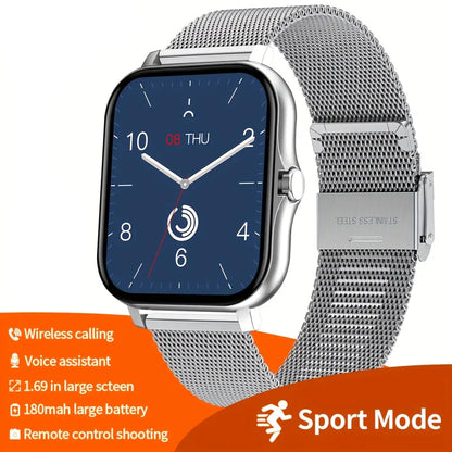 LIGE Smart Watch – Make/Answer Calls, Custom Wallpaper, Music Control (4 colours available) Habicare