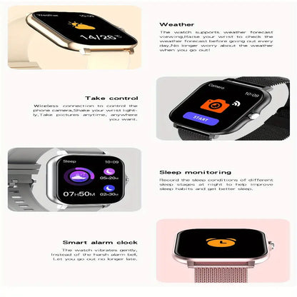 LIGE Smart Watch – Ultra-Thin Design with Wireless Calls (8 colours available) Habicare