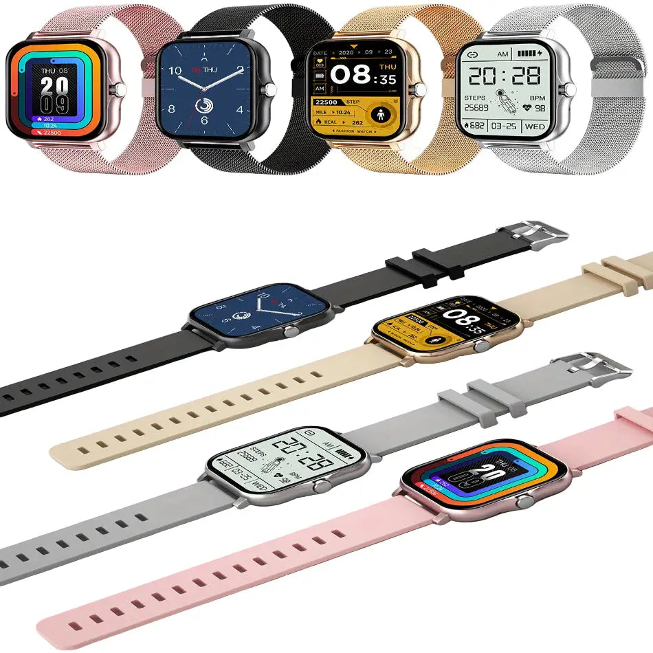 LIGE Smart Watch – Ultra-Thin Design with Wireless Calls (8 colours available) Habicare