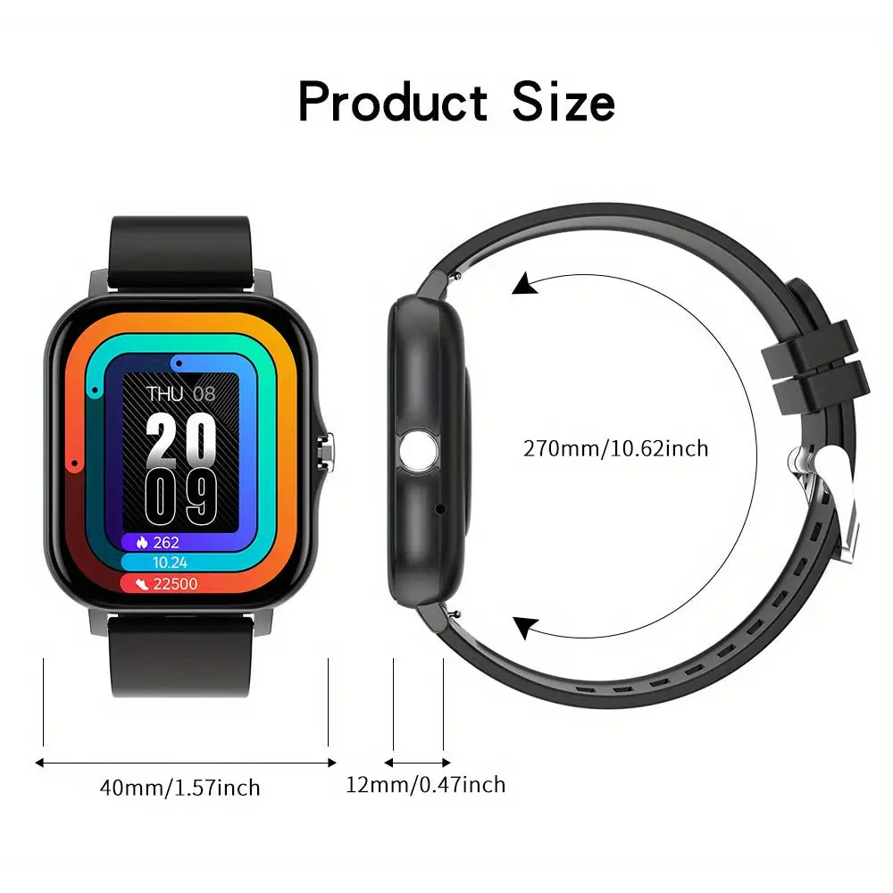 LIGE Smart Watch – Ultra-Thin Design with Wireless Calls (8 colours available) Habicare