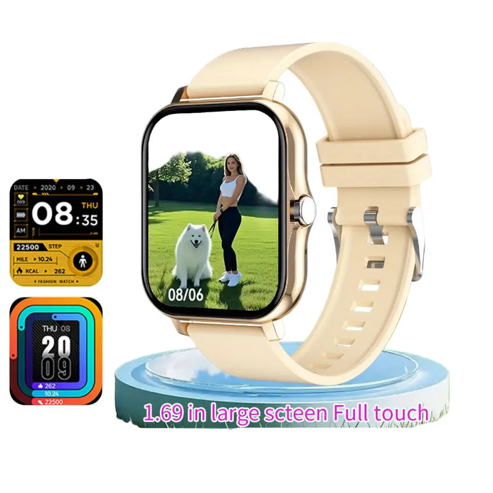 LIGE Smart Watch – Ultra-Thin Design with Wireless Calls (8 colours available) Habicare