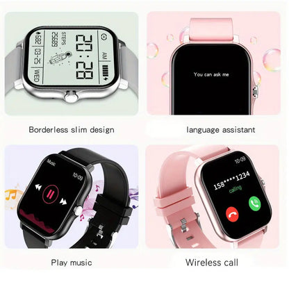 LIGE Smart Watch – Ultra-Thin Design with Wireless Calls (8 colours available) Habicare
