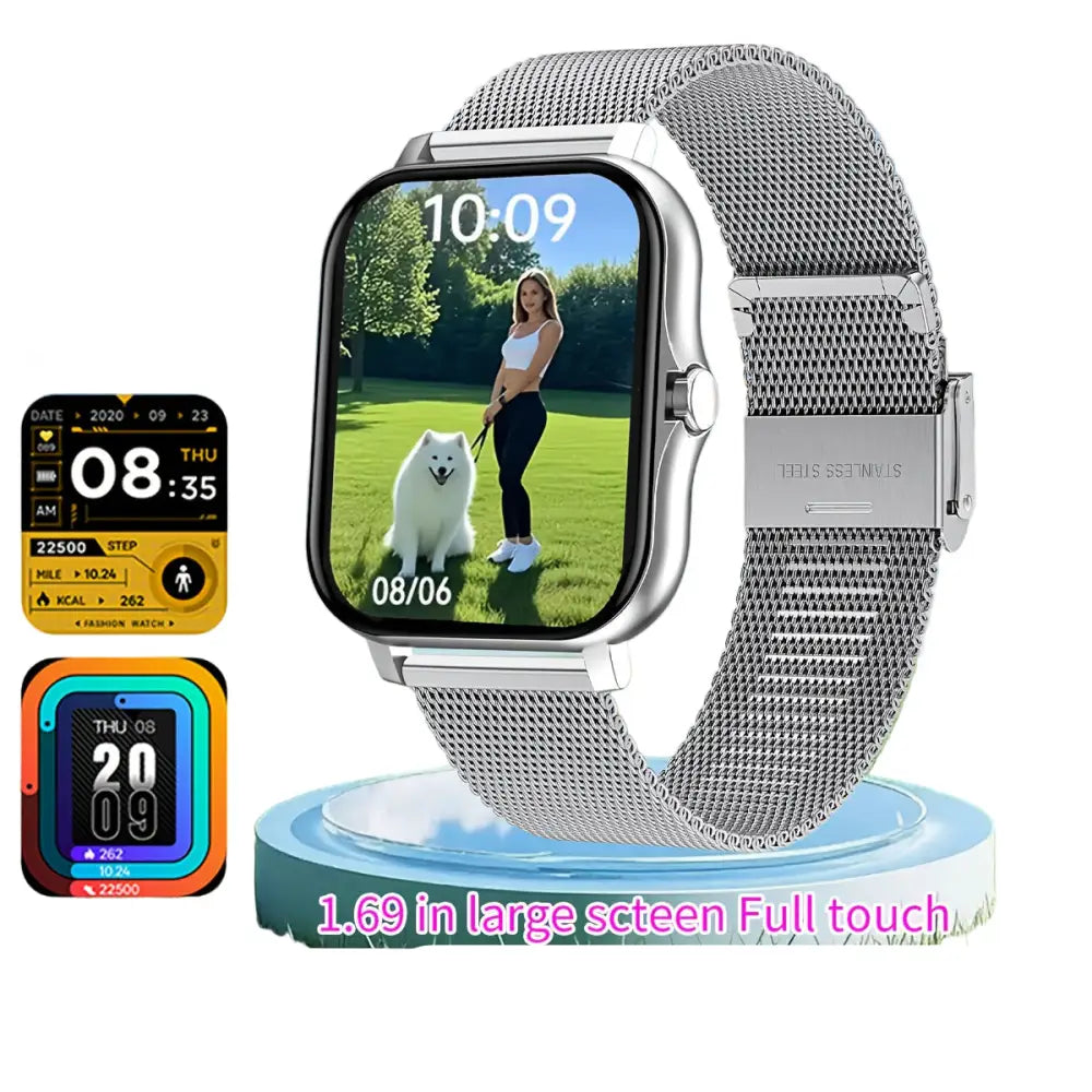 LIGE Smart Watch – Ultra-Thin Design with Wireless Calls (8 colours available) Habicare