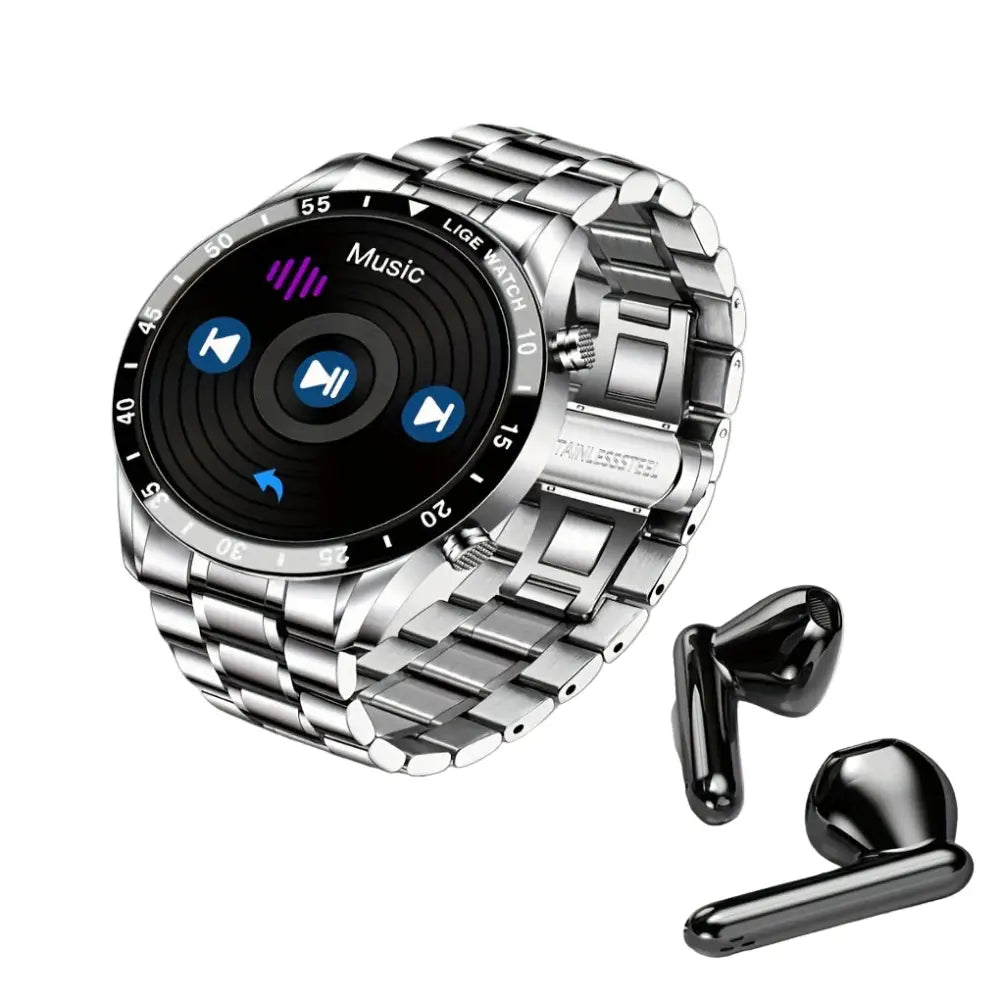 LIGE Smartwatch – Full Touchscreen with Call Management (4 types available) Habicare