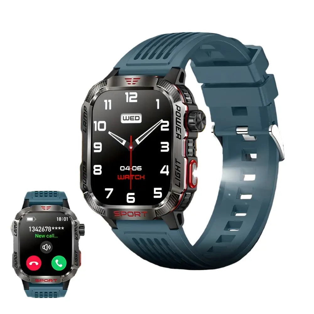 LIGE Smartwatch – HD Touch Display, Wireless Calls, Notifications, Pedometer & Long Battery Life Habicare