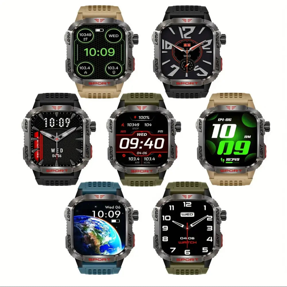 LIGE Smartwatch – HD Touch Display, Wireless Calls, Notifications, Pedometer & Long Battery Life Habicare