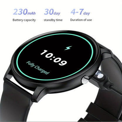 LIGE Smartwatch – Multi-Colour Silicone Strap (11 colours available) Habicare