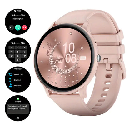 LIGE Smartwatch – Multi-Colour Silicone Strap (11 colours available) Habicare