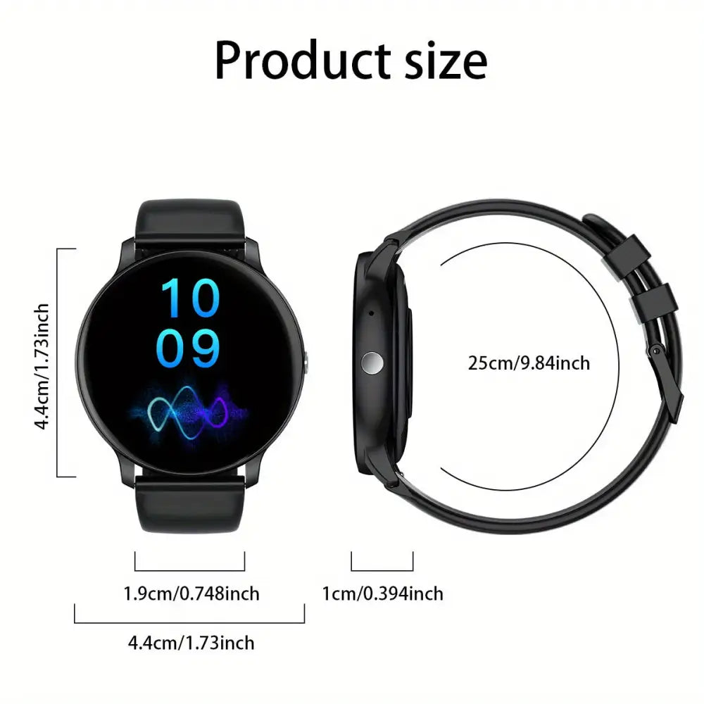 LIGE Smartwatch – Multi-Colour Silicone Strap (11 colours available) Habicare