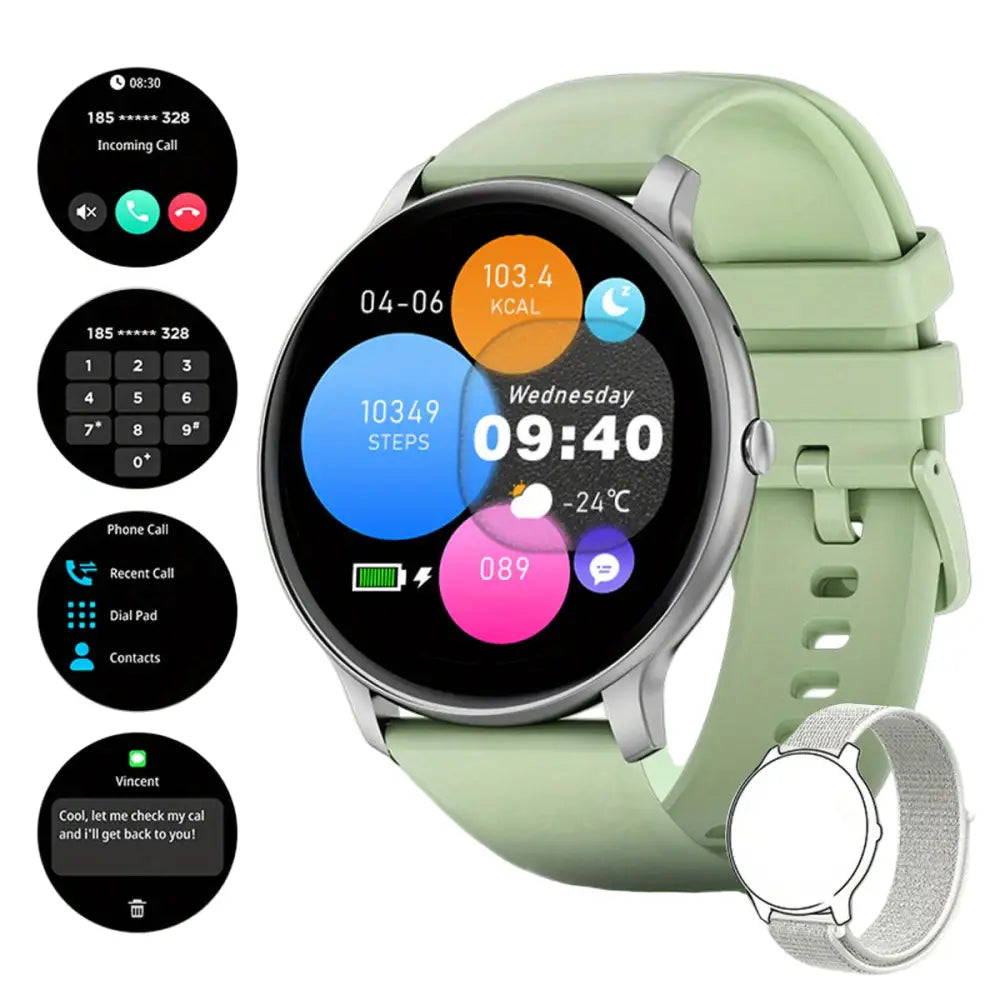 LIGE Smartwatch – Multi-Colour Silicone Strap (11 colours available) Habicare