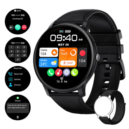 LIGE Smartwatch – Multi-Colour Silicone Strap (11 colours available) Habicare